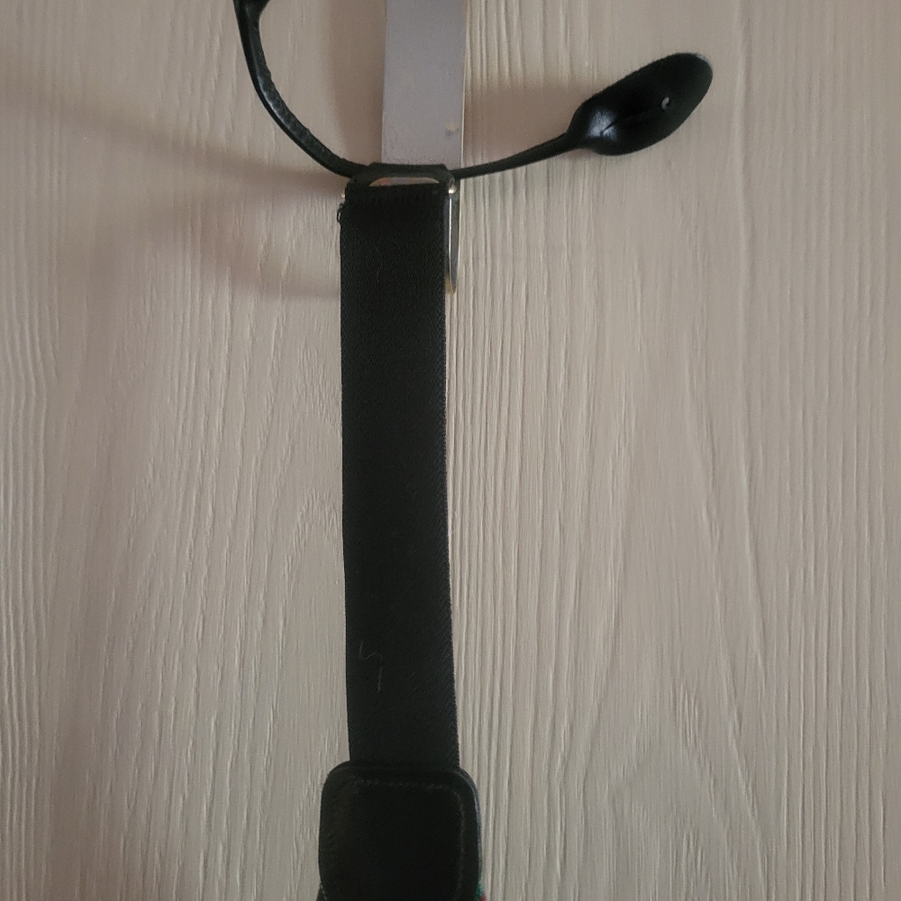 Pelican Suspenders Colorful Stripes Black & Gold Trim - Picture 5 of 10